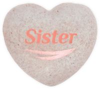 Sister - Relationship Heart Stone (min 12)