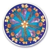 Plumeria Delight - Window Sticker