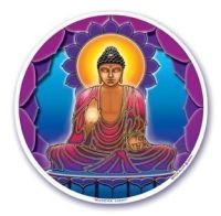 Buddha Light - Window Sticker