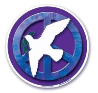 Peace Dove - Window Sticker