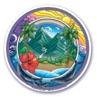 Earth Island - Window Sticker
