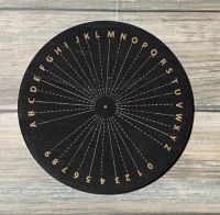 Alpha/Num Black - 6" Pendulum Board