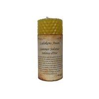 Summer Solstice - Beeswax Sabbat Altar Candle
