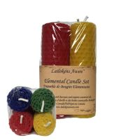 Candle Elemental - Beeswax Sabbat Altar Candle