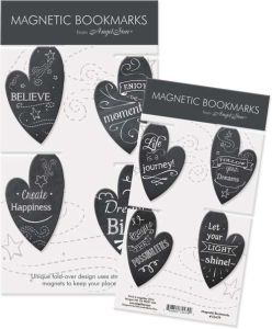 Heart Chalkboard - Bookmark