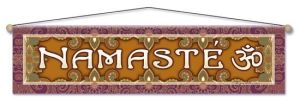 Namaste Om - Entry Blessing Banner