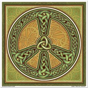 Celtic Peace - Sticker
