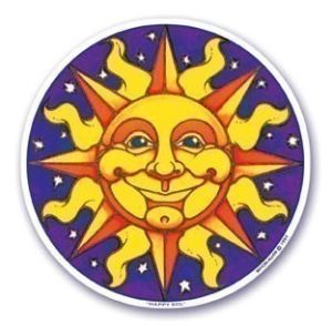 Happy Sol - Window Sticker