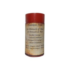 1st Pentacle of Mars - Scented Spell Candle