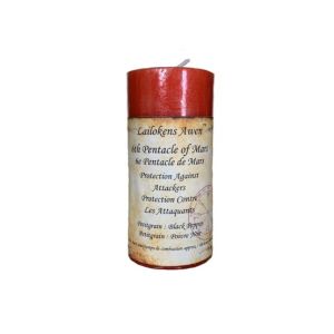 6th Pentacle of Mars - Scented Spell Candle