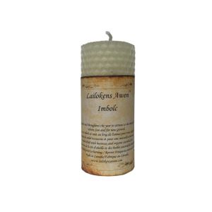 Imbolc - Beeswax Sabbat Altar Candle