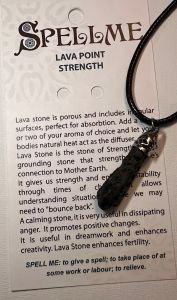 Lava Stone Strength - Necklace